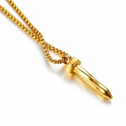 Snow halssmykke forgyldt