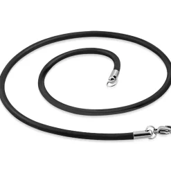 Sort gummisnor 3mm/60cm