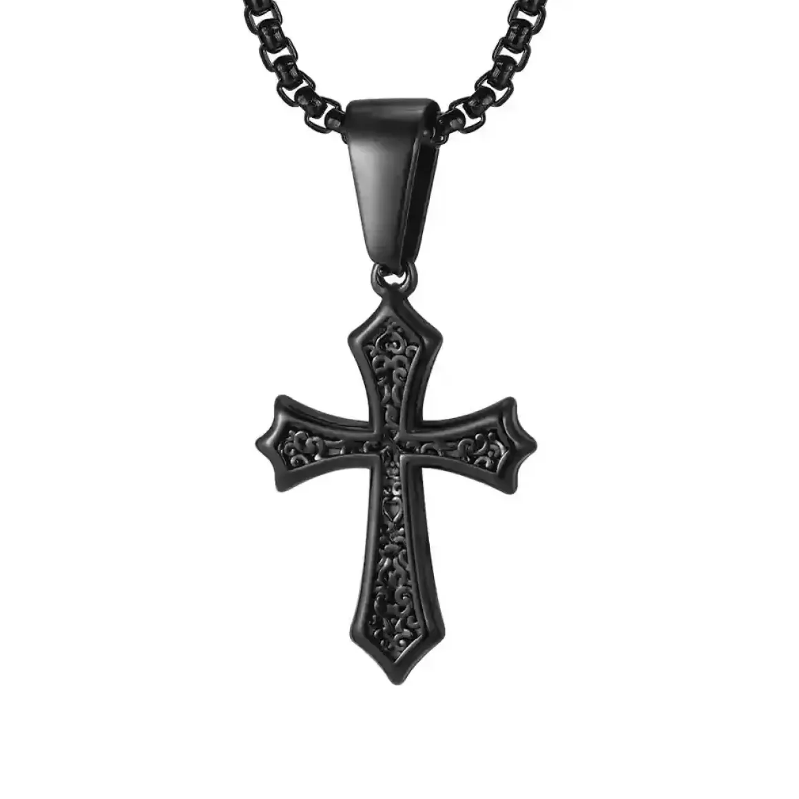 Sort lille blackcoatet stålkors