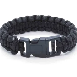 Sort paracord armbånd 20,5 cm