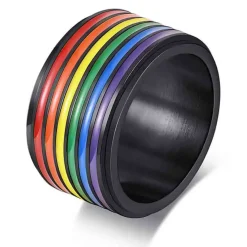 Spinning ring 12mm bred / LGBT+