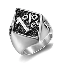 Steel 1% ring i Rustfrit stål.