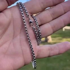 Stålkæde "Bulk" 3mm - 55 til 95 cm