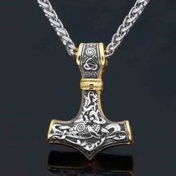 Thorshammer forgyldt stål