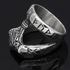 Thorshammer ring i rustfri stål