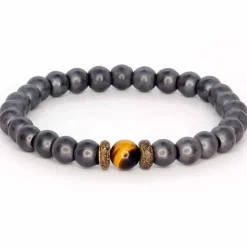 Tiger perlearmbånd 8mm