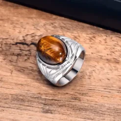 Tigereye herrering i stål