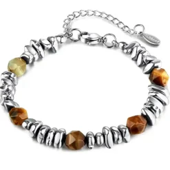 Tigereye og stålperler