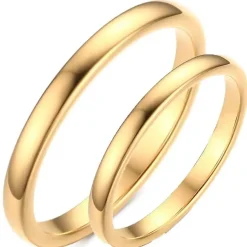 Tungsten forlovelsesring "Golden"
