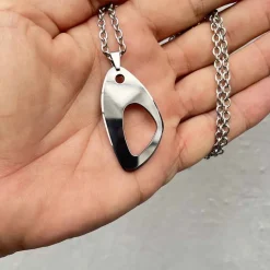 Tungsten halsmykke - Hard steel