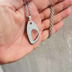 Tungsten halsmykke - Hard steel