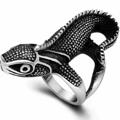 Varan i rustfri stål ring.