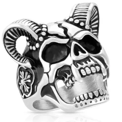 Vædder skullring i ædelstål.