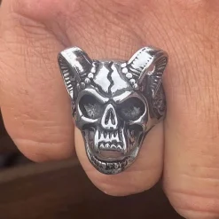 Vædder skullring i ædelstål.