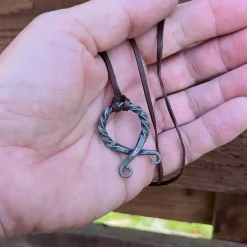 Viking halssmykke i oxy stål