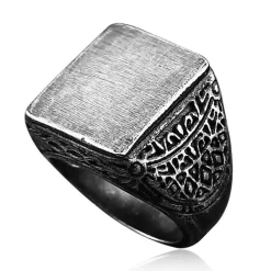 Viking ringen oxyderet stål